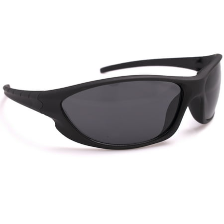 Men's Sports Style Wrap Around Driving Sunglasses, One-Size Adult