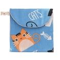 thumbnail image 1 of Wartleves Bonita bolsa de almacenamiento de compresas sanitarias, bolsa portátil para copa menstrual, para el período y, 1 of 7