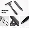 thumbnail image 5 of Back Hair Shaver With Long Handle Body Grooming Razor Adjustable Reach Blade Tool for Men & Women Wet Dry Use Back Hair Removal Trimmer Ergonomic Handle DIY Grooming Kit, 5 of 8