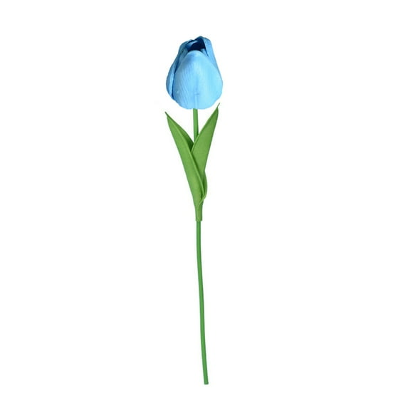 Waroomhouse Artificial Flower No Watering Fresh-keeping Anti-fade Aesthetics Decorative Flower Arrangement Simulation Tulip Home Decor