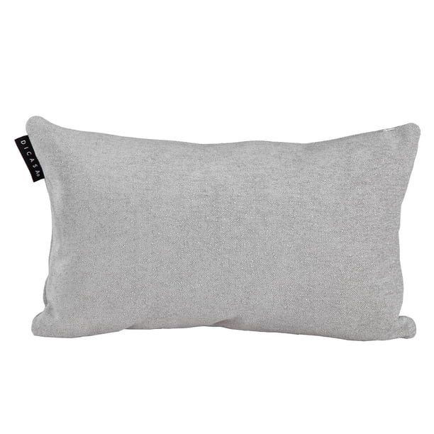 Cojin Riñonera Decorativa Rectangular Avi Plata
