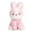 Pink, variant on 9.1" Adorable Creamy Rabbit Plush Toy, Ultra-Soft Animal Stuffed Doll for Kids Sleep Companion, Minimalist Bunny Desk Ornament for Home Office Decor, Ideal Valentine's Birthday Gift