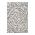 thumbnail image 5 of HomeRoots 558834 7 x 10 ft. Abstract Distressed Rectangle Area Rug, Beige & Purple, 5 of 7