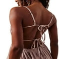 thumbnail image 4 of PENGXIANG Femmes Été Longues Robes Spaghetti Sangle Dos Nu Étagé Robe Maxi, 4 of 6