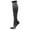 Grey, variant on Unisex Gradient Mixed Color Compression Socks Mid Tube Nylon Athletic Sport Gradient Footwear Hosiery Dark Gray