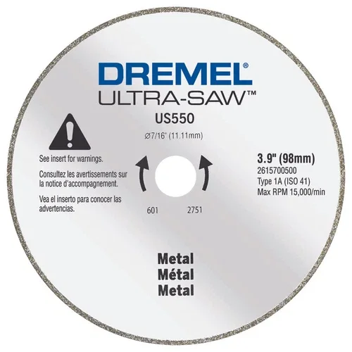 Dremel Ultra-Saw 3.9 In. Diamond Grit Metal Blade 1 Pc.