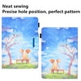 thumbnail image 2 of Universal 10" Tablet Case Flip Painted Leather Folio Stand Cover For iPad 9.7/Samsung Tab A 10.1/Amazon Fire HD 10.1/ iPad 10.2 and More 9.5-10.5 inch Tablet,Elephant Rabbit, 2 of 5