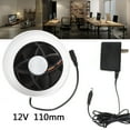 thumbnail image 2 of 4.3" Booster Blower Exhaust Ducting Vent Fan Inline Duct Fan Air Cooling 12V, 2 of 10