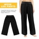 thumbnail image 3 of Comfy Pants Women Palazzo Pants Wide Leg Fit All Seasons Comfortable Movement 1Pack, 3 of 4