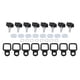 thumbnail image 1 of Hard Top Quick Removal Fastener Kit Thumb Screw Nut TieDown DRing Fit for Jeep M10 M8, 1 of 5