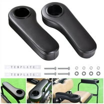 Yescom 2pcs Universal Golf Cart Armrest Cushion with Cup Holder PU Covered Fits for Club Car Rear Seats Accessories