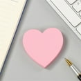 thumbnail image 2 of Heart Shape Sticky Notes Pastel Colorful Sticky Pad 100 Sheets/Pad Self-Sticky Note Pads 5Pack, 2 of 9