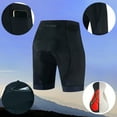thumbnail image 2 of Padded Cycling Shorts Men's Cycling Underwear with 3D Padding Biking Shorts Breathable Comfortable Lightweight Summer Clothes Black, Size L, 2 of 6