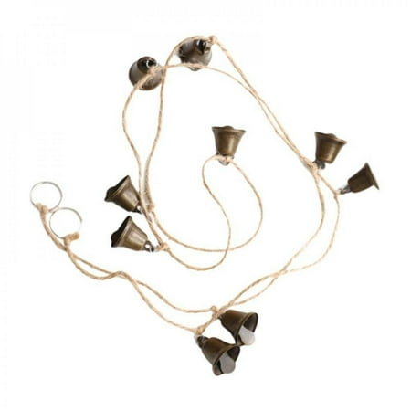 

Wall Hanging Rope Bell Wall Hanging Décor Hemp Rope Retro Bell Pendant Wind Chimes Hanging Decorations