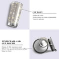 thumbnail image 2 of SKYSONIC Cute Daisy Gray 12 oz Stainless Steel Insulated Mug, Double Vacuum Insulated Travel Mug with Lid and Straw, 2 of 7