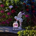 thumbnail image 5 of Fairy Angel Statue With Solar Powered Led Light Waterproof Outdoor Garden Decor, 5 of 5