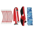 thumbnail image 2 of Pull Up Assistance Bands, Latex  with Protective Sleeve Adjustable 8 Band System Up to 240lbs for Home Gym Strength Training, 2 of 7