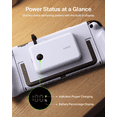 thumbnail image 4 of Belkin Nintendo Switch 2 Case Grip, Dockable with 30W 10000mAh Magnetically Attachable Power Bank with Digital Display, Kickstand Compatible Ergonomic Non-Slip Protective Travel Case - Lilac, 4 of 11