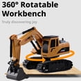 thumbnail image 4 of Alloy Remote Control Excavator Electric Toys Fun Remote Control Toys Electric Engineering Vehicle 2.4g Simulation Excavator Toys Scenario Simulation, 4 of 8