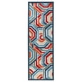 thumbnail image 2 of Superior Waimea Geometric Indoor Outdoor Runner Rug, 2' 3" x 8', Multicolor, 2 of 8