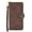 Brown, variant on Magnetic Wallet Case Designed for iPhone 14 Pro Max Flip Case, PU Leather Zipper Folio Protective Case with Magnetic Closure and Card Holder with Crossbody Strap for iPhone 14 Pro Max, Brown
