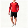 thumbnail image 5 of Kids Goalkeeper Uniform, Multicolor Long Sleeve Football Training Set, Soccer Goalie Jersey & Pants For Boys & Girls Red 11-12 Years, 5 of 6