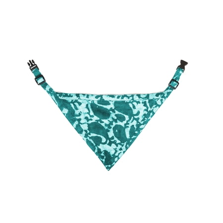 DGS Pet Products Unbugz-It Bandana Extra Large Abstract Teal 16 x 10 x 0.1