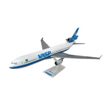 Flight Miniatures VASP MD-11 1:200 Scale - Plastic Snap-Fit Model Airplane - Collectible Replica of VASP Airlines Aircraft Part #AMD-01100H-020