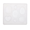 thumbnail image 4 of Silicone Diamond Gem Cabochons Crystal Pendants Charms Mould With Hole Ornament Craft For DIY Necklaces Bracelets Earrings Jewelry, 4 of 8