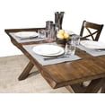 thumbnail image 2 of Topline Home Furnishings Rustic Wooden 6pc Dining Set, 2 of 5
