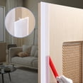 thumbnail image 5 of Gaahing T-Shaped Peel and Stick Shower Door Draft Stopper, Silicone Weather Stripping, Double Sided Self-Adhesive Seal Strip for Gaps (White, 10ft x 1.97in), 5 of 7