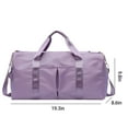 thumbnail image 3 of PRETXORVE Travel Bag, Gym Bag for Women and Men Workout Bag for Sports and Travel Water Proof Duffel Bag with Shoe and Wet Clothes Compartments, 3 of 7