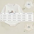 thumbnail image 3 of Gerichy Baby Clothes Bubble Romper Baby Boy Cute Cartoon Embroidery Long Sleeve Sweatshirt Bodysuit Fall Winter Outfit 0-18 Months, 3 of 4