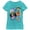 Tahiti Blue, variant on Girl's The Powerpuff Girls Mojo Jojo Scheme  Graphic Tee Tahiti Blue Large