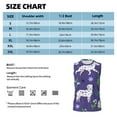 thumbnail image 6 of Xecao Cute Dog Print Men's Tank Top: Sleek Sleeveless Tee for Casual Sports and Beach Occasions-Medium, 6 of 7