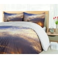 thumbnail image 5 of Ambesonne Nautical Duvet Cover Set, Romantic Honeymoon, 2-Calking, Marigold Bluegrey, 5 of 7