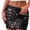 Black, variant on Women's Sequin Mini Skirt Sparkly Sexy Pencil Bodycon Party Skort