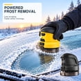 Revolving Yellow Light Electric Ice Scraper for Car Windshield, Rechargeable, Winter Car ...