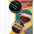 thumbnail image 4 of 12Pcs 3Styles Acrylic Zipper Overlay Template 6/7/8/9 inch Zipper Measuring Template Zipper Pocket Placement Tool, 4 of 6