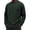 Dark Green, variant on Men's Big and Tall Casual Long Sleeve Shirts Waffle Crew Neck Thermal Undershirts Lightweight Pullover Tops