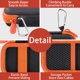 thumbnail image 3 of Estuche rígido Aenllosi para monedero Ledger Flex STAX negro y naranja, 3 of 9