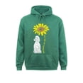 thumbnail image 4 of Sudadera con capucha divertida para hombre y mujer, regalo para amantes de los perros, caniche, girasol, sol, novedad, camisetas de motociclista, 4 of 5