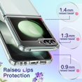 thumbnail image 6 of JETech Case for Samsung Galaxy Z Flip 5 2023, Transparent Protective Phone Cover with Shockproof Bumper and Anti-Scratch Back (Clear), 6 of 6
