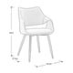 thumbnail image 3 of SILLA MÉRIN TELA GRIS PATA NEGRA, 3 of 3