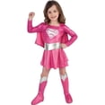 thumbnail image 1 of DC Comics Supergirl Magenta Girl's Costume, 1 of 1