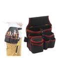 thumbnail image 1 of Sacoche Ceinture Taille Sac à Outils Électrique Sac de Rangement Haute Capacité Poches Taille Sac de Transport Outils Maison, Réglable, 1 of 5