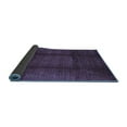 thumbnail image 2 of Ahgly Company Indoor Round Abstract Blue Contemporary Area Rugs, 3' Round, 2 of 4