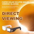 thumbnail image 4 of Gafas Observación Eclipse Solar Sombras Seguras 10 para Visualización Directa Del, 4 of 9