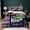 Color2, variant on 3pcs Teen_Titans Bedding Set Ultra Soft Breathable Comforter Set All Season Lightweight Duvet Cover with Pillowsham
