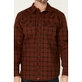 thumbnail image 3 of Cody James Men's Fr Southwestern Plaid Print Long Sleeve Snap Work Shirt - CJFRFA21W13-WINE Medium, 3 of 4